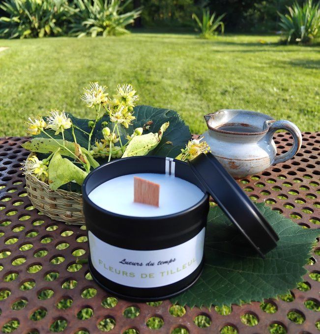 Bougie parfumée-colza-Fleurs-de-tilleul