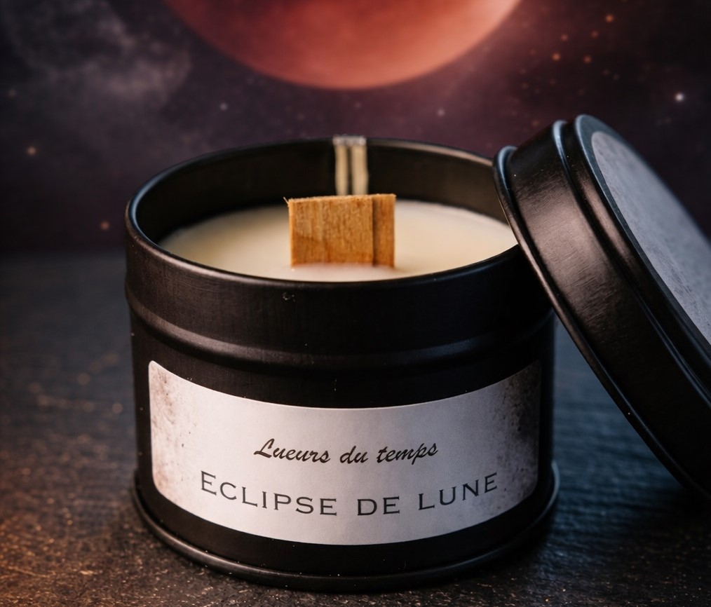 Bougie éclipse de lune